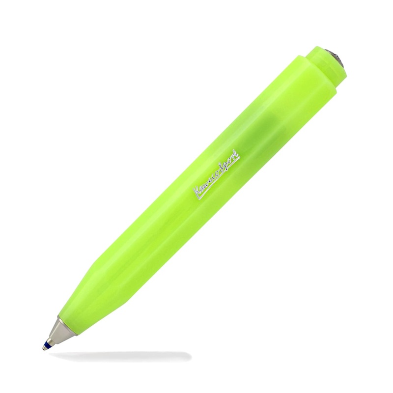 Kaweco Frosted Sport Ballpoint Pen in Lime Green