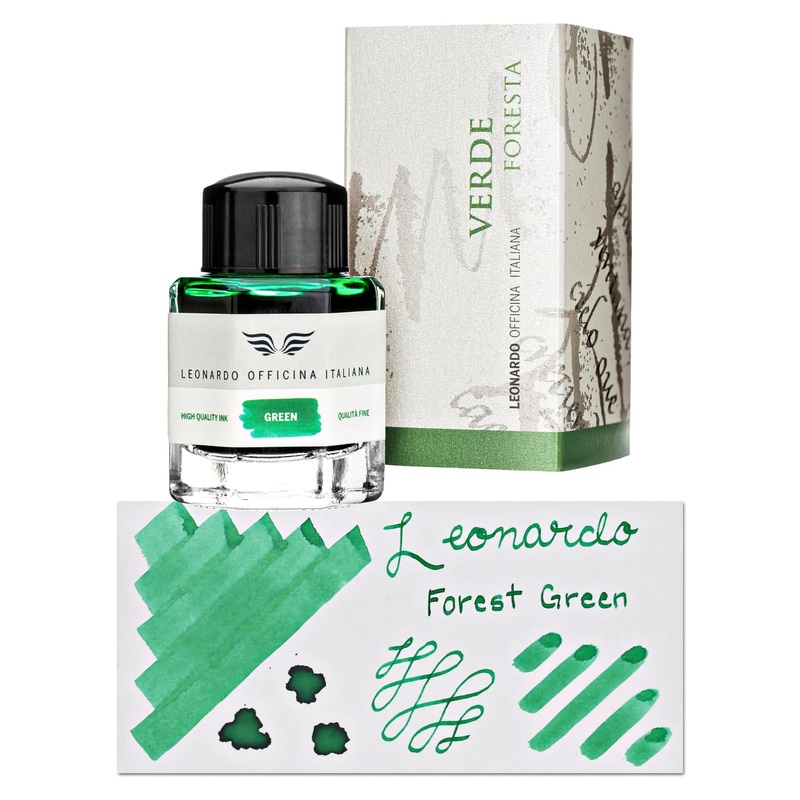Leonardo Officina Bottled Ink in Forest Green - 40 mL