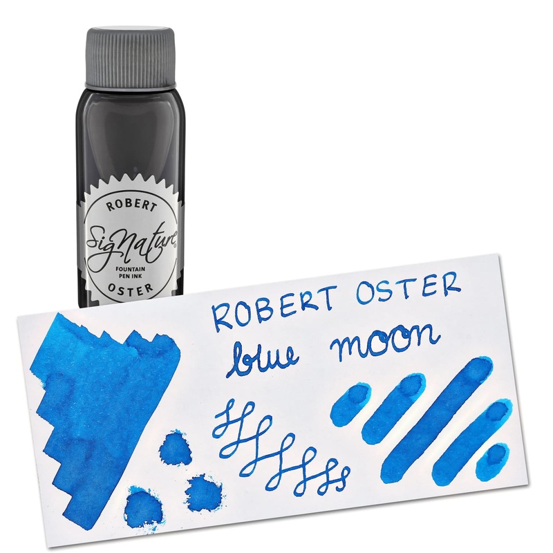Robert Oster Shake N Shimmy Bottled Ink in Blue Moon - 50 mL