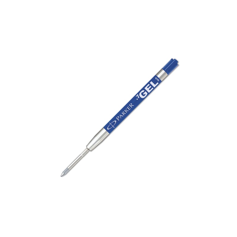 Parker Gel Medium Point Refills in Blue - Pack of 2 (Fits all Parker Ballpoint Pens)