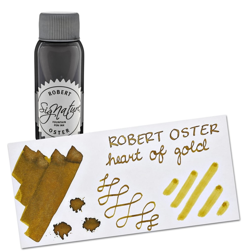 Robert Oster Shake N Shimmy Bottled Ink in Heart of Gold - 50 mL