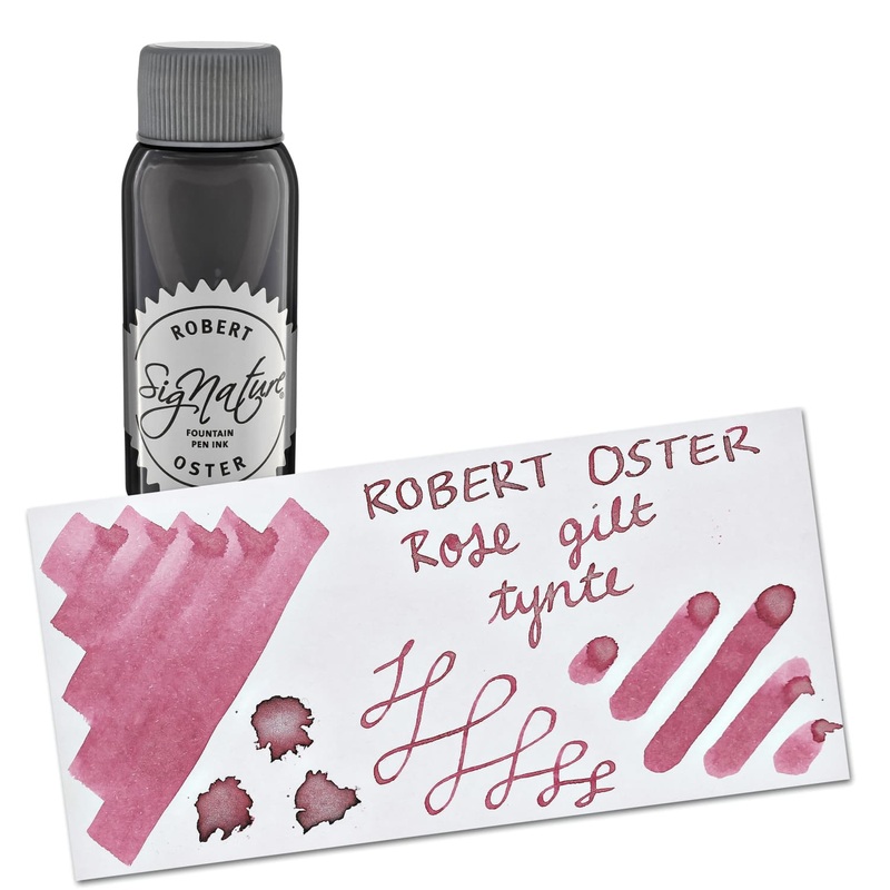 Robert Oster Shake N Shimmy Bottled Ink in Rose Gilt Tynte - 50 mL