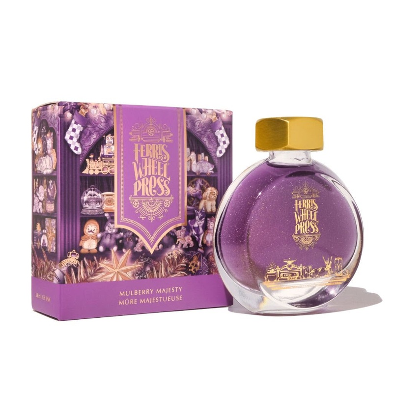 Ferris Wheel Press Bottled Ink in Mulberry Majestic - 38 mL