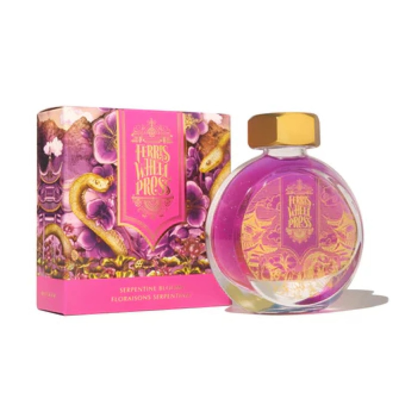 Ferris Wheel Press in Serpentine Blooms Shimmer Bottled Ink - 38 mL