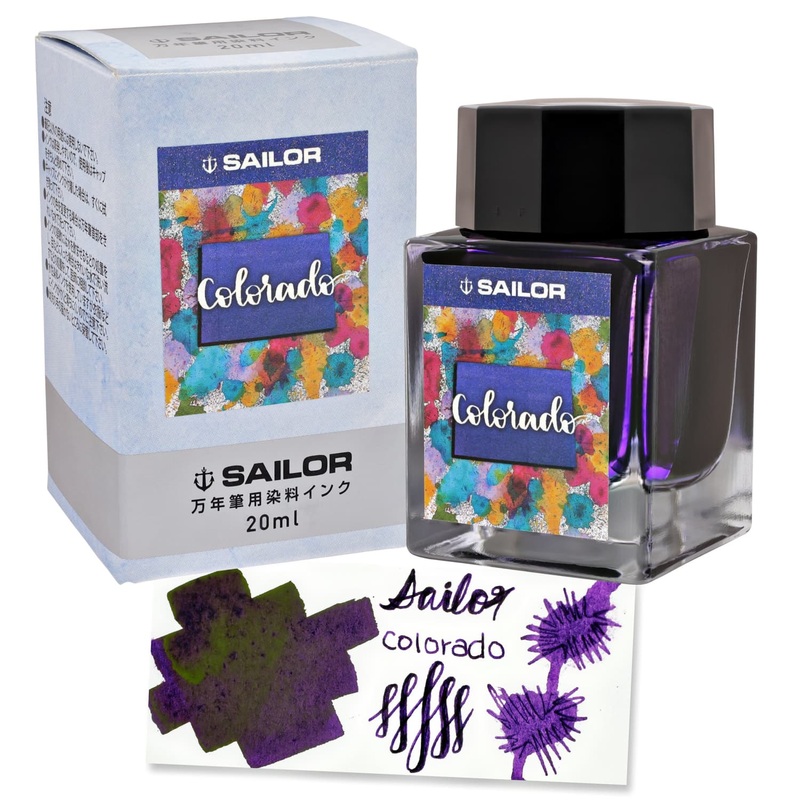 Sailor USA State Bottled Ink in Colorado (Purple) - 20 mL