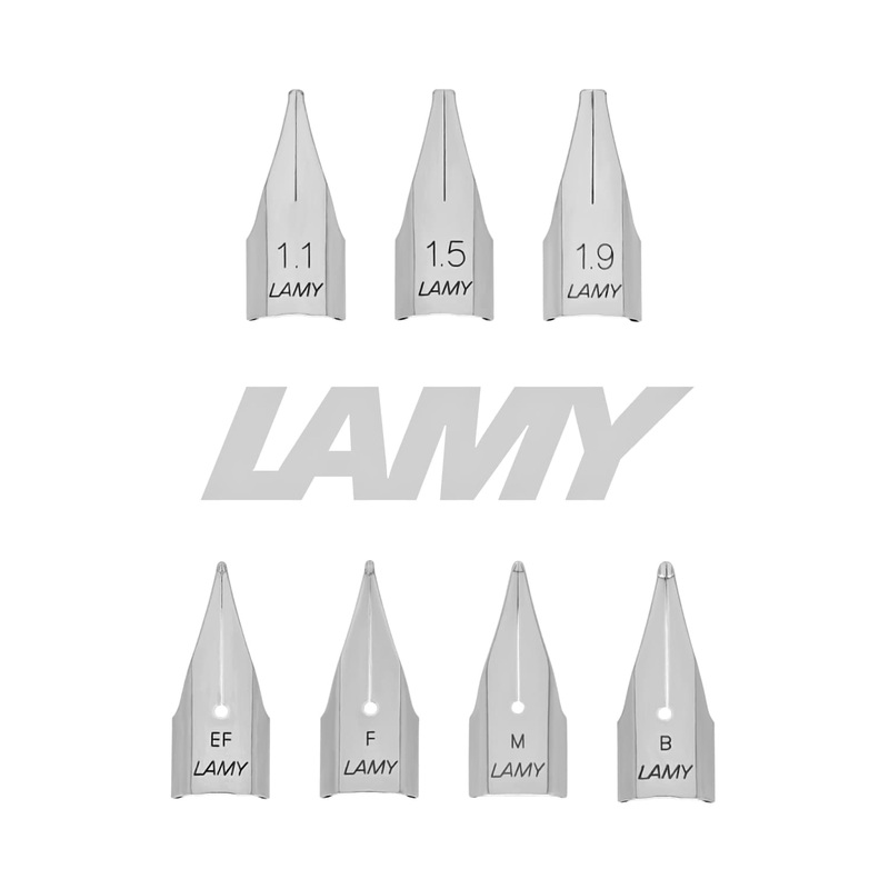Lamy Fountain Pen Replacement Nib Set in Stainless Steel