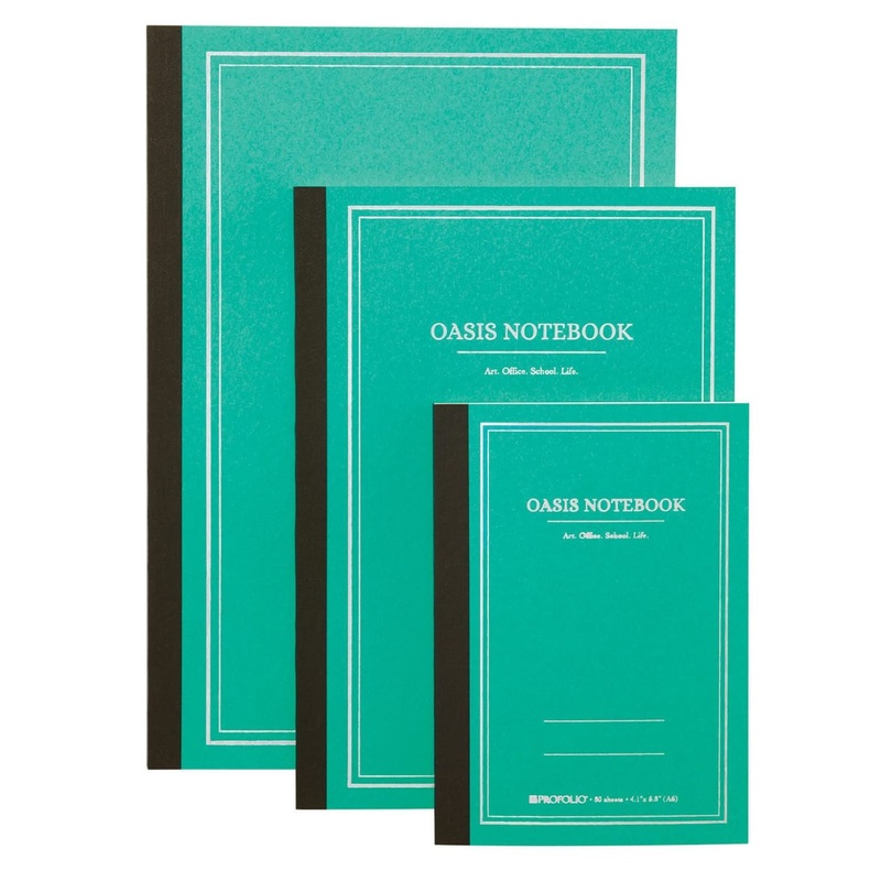 Itoya Profolio Oasis Lined Notebook in Wintergreen - A6