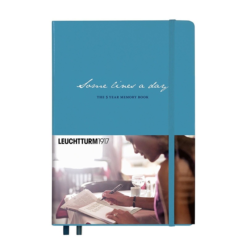 Leuchtturm1917 Some Lines a Day - Five Year Book - Nordic Blue - Medium - A5