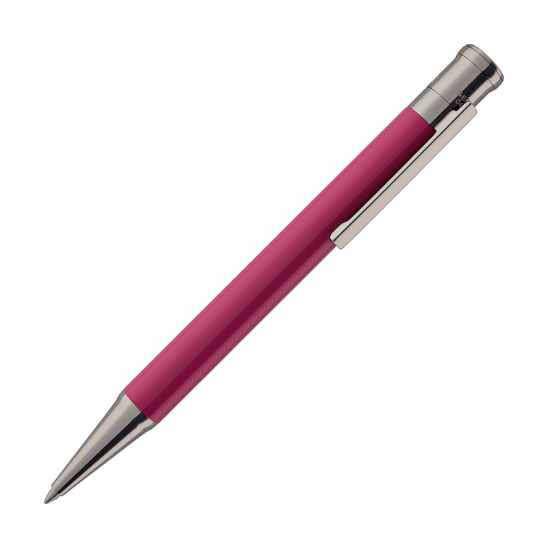 Otto Hutt Design 04 Ballpoint Pen in Carmine Rose