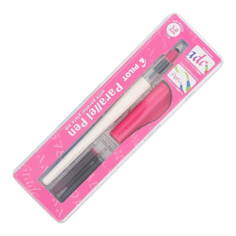 Pilot Parallel Beginner Calligraphy Fountain Pen - Pink 3.0 mm Nib