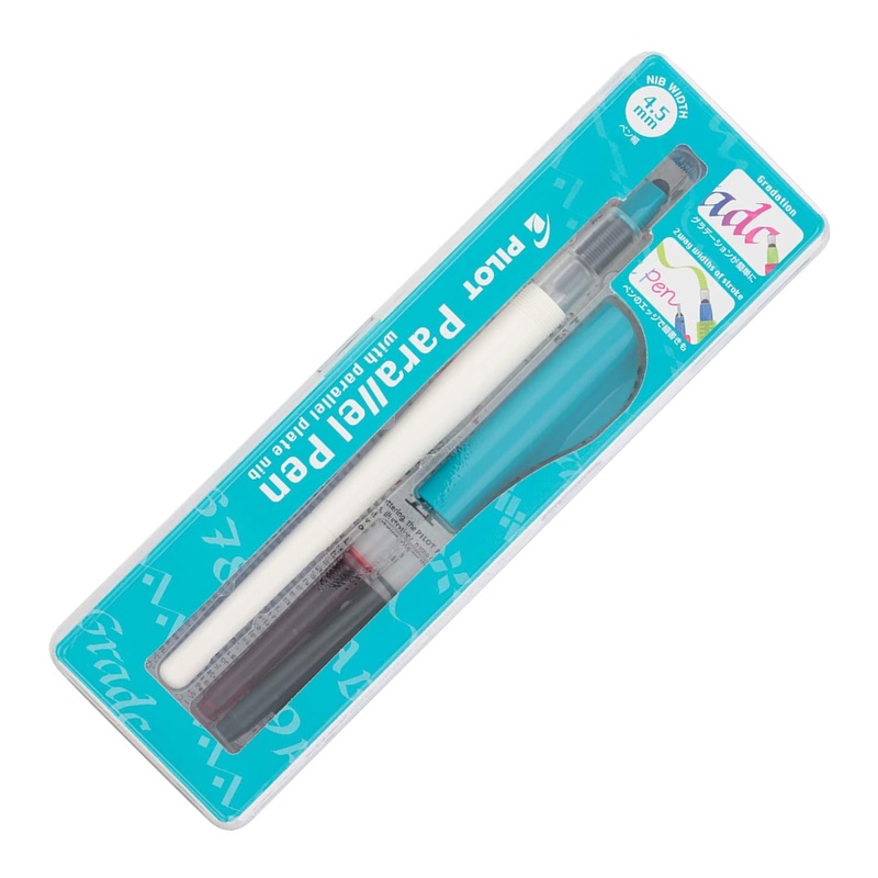 Pilot Parallel Beginner Calligraphy Fountain Pen - Turquoise 4.5 mm Nib