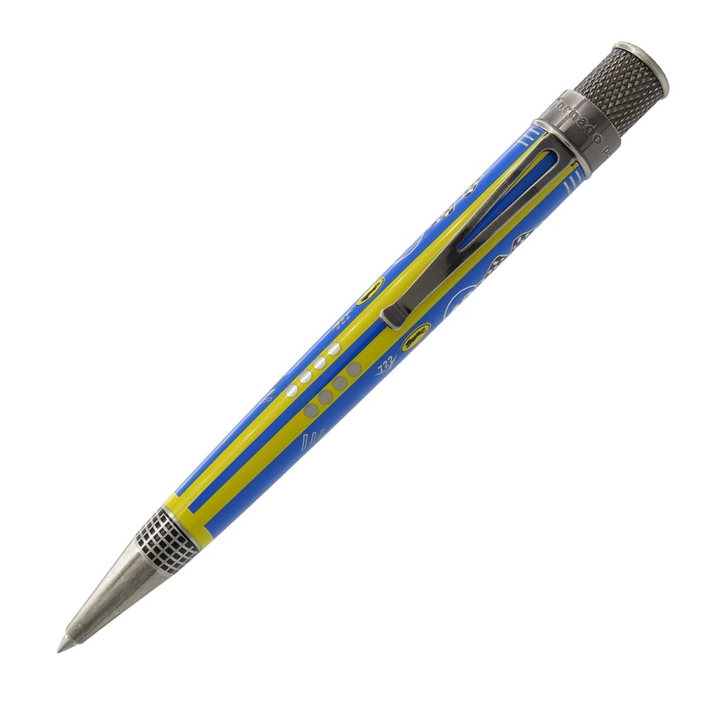 Retro 51 Tornado Gymkhana Rollerball Pen in Bumper Blue