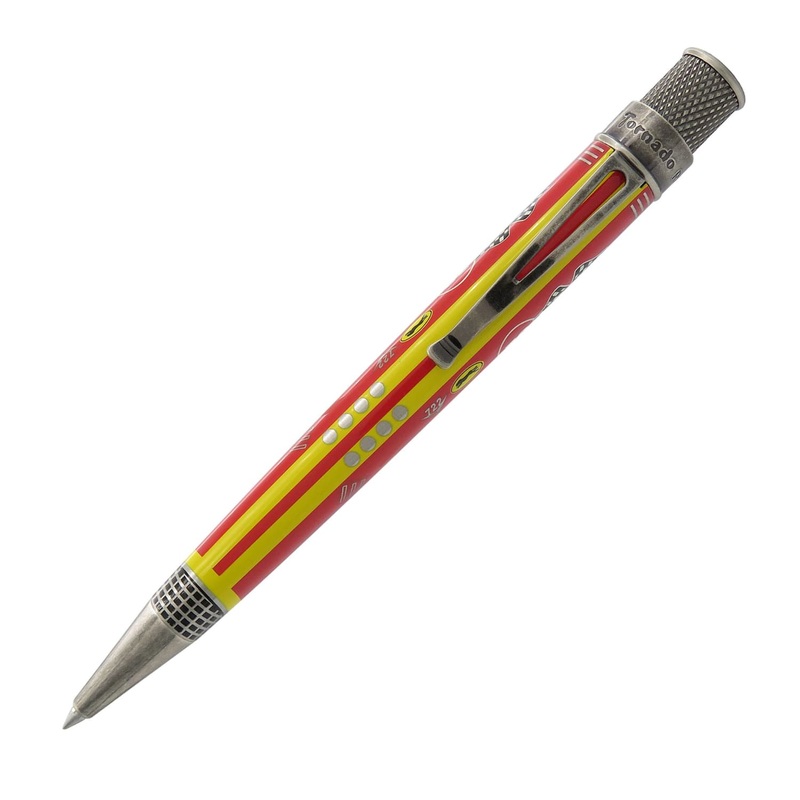 Retro 51 Tornado Gymkhana Rollerball Pen in Rallye Red