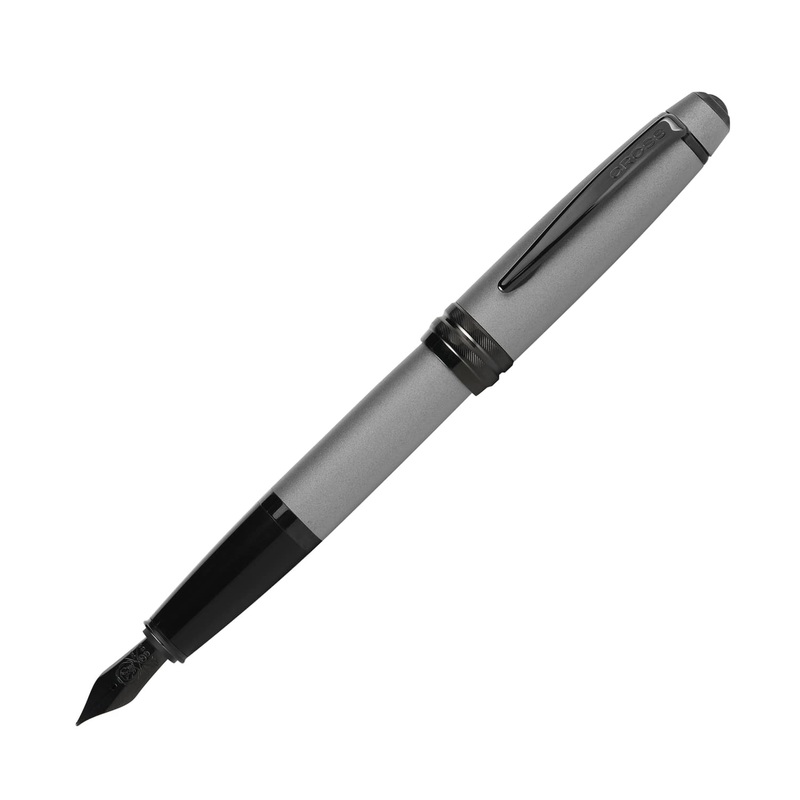 Cross Bailey Fountain Pen in Matte Gray Lacquer PVD