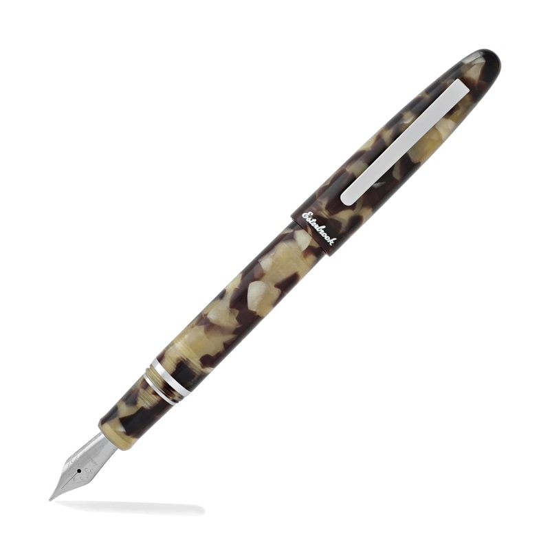 Esterbrook Estie Fountain Pen in Tortoise with Chrome Trim