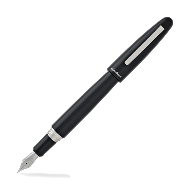 Esterbrook Estie Oversize Fountain Pen in Ebony with Chrome Trim