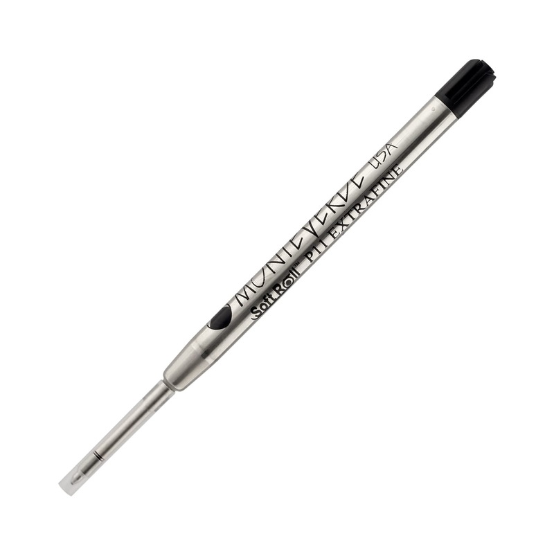 Monteverde Refills Soft Roll Needle Point Black for Parker .5mm Ballpoint Pen