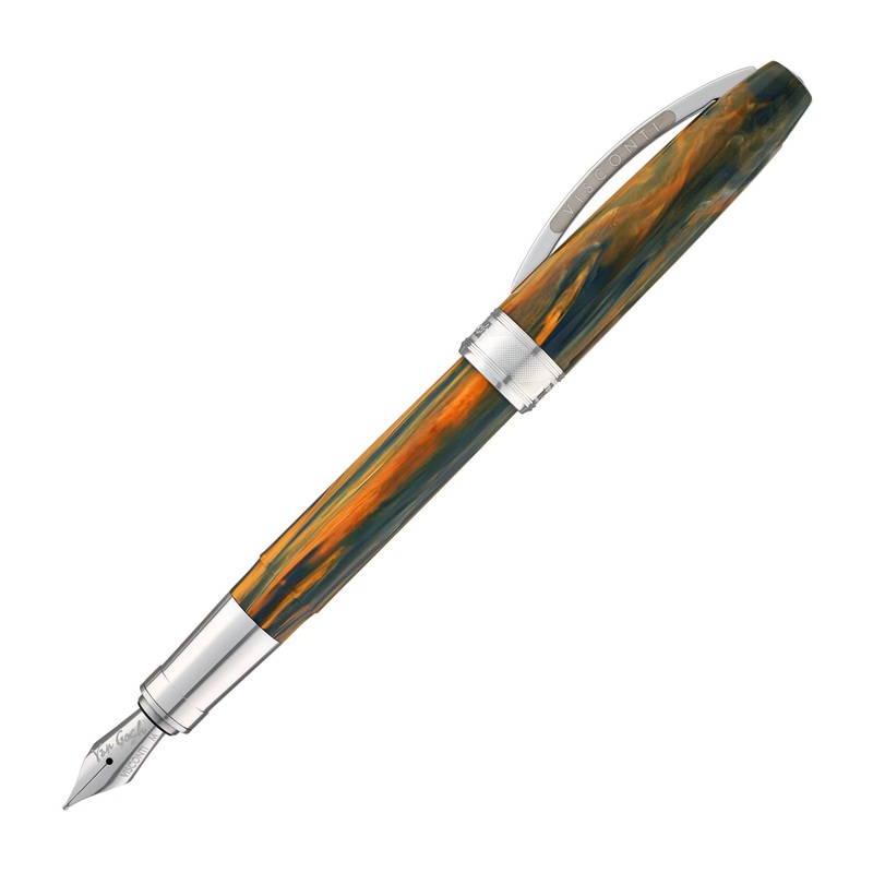 Visconti Van Gogh Fountain Pen in Cafe Terrace at Night
