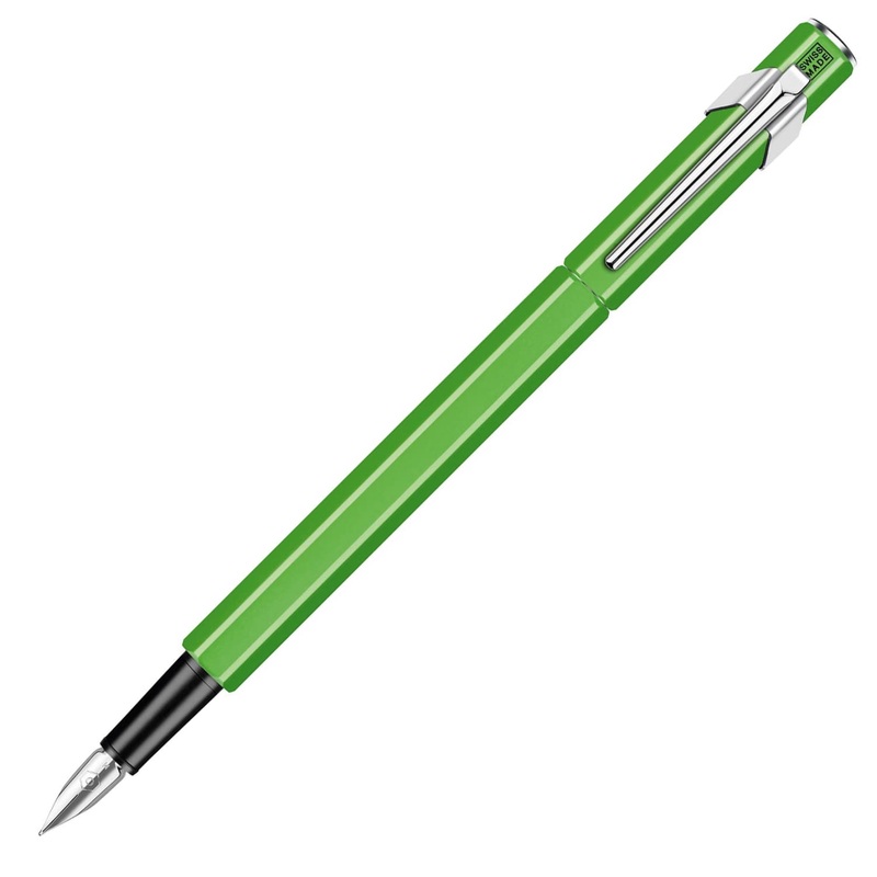 Caran d'Ache 849 Fountain Pen in Fluorescent Green