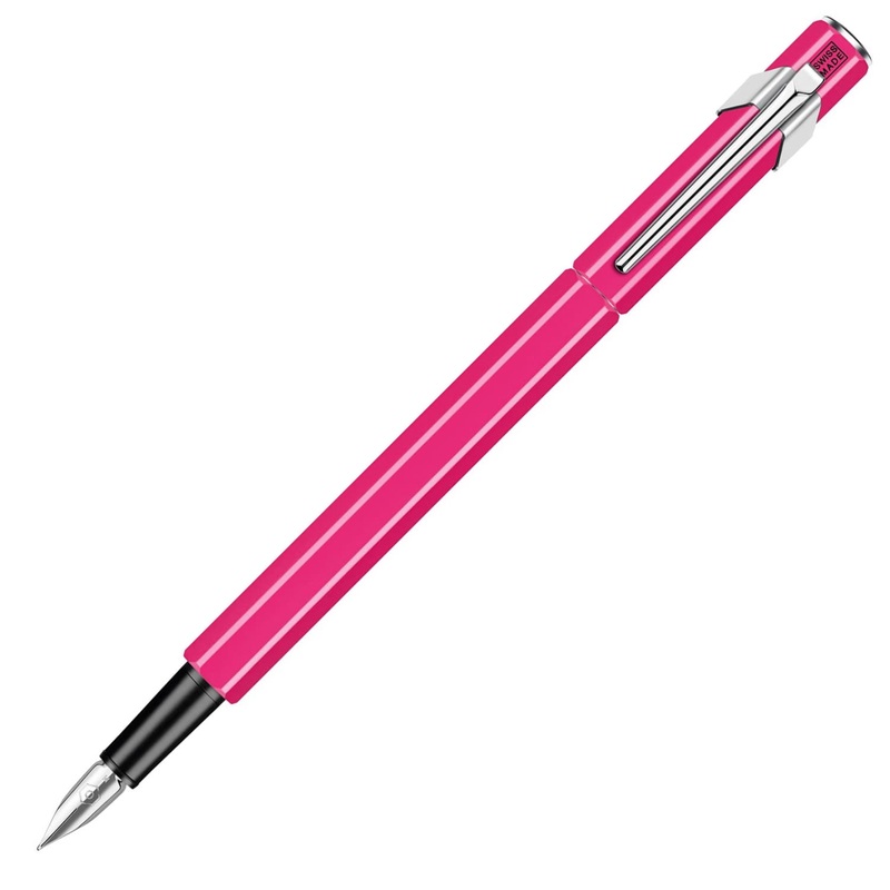 Caran d'Ache 849 Fountain Pen in Fluorescent Pink