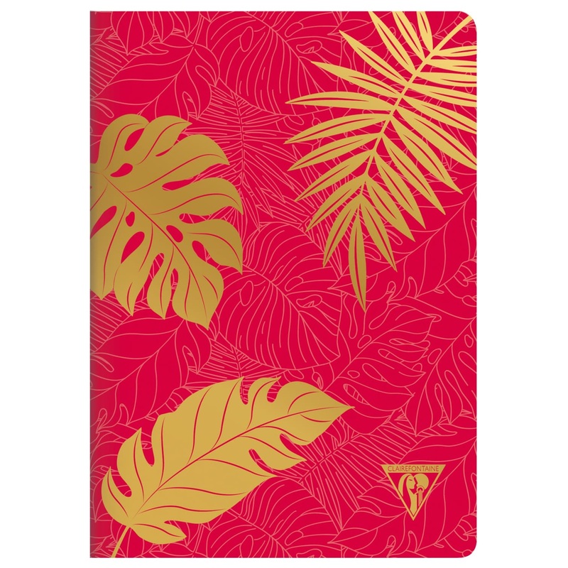 Clairefontaine Neo Deco Notebook in Madder Red, Lined - 6 x 8.25 (A5)