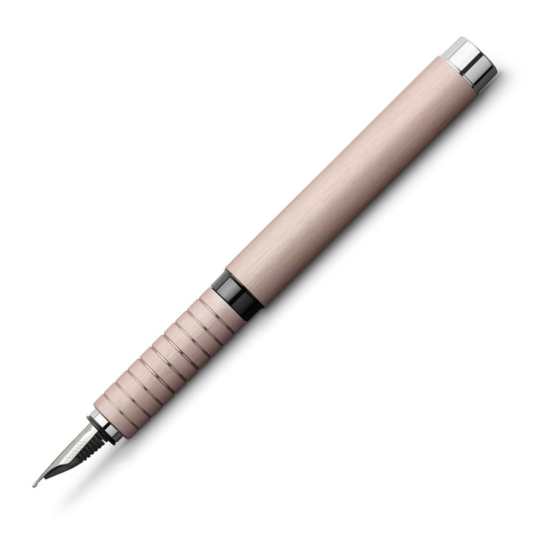 Faber-Castell Essentio Fountain Pen in Aluminum Rose