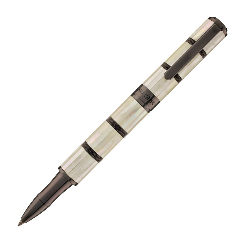 Monteverde Regatta Mother of Pearl Rollerball Pen in Gunmetal Limited Edition
