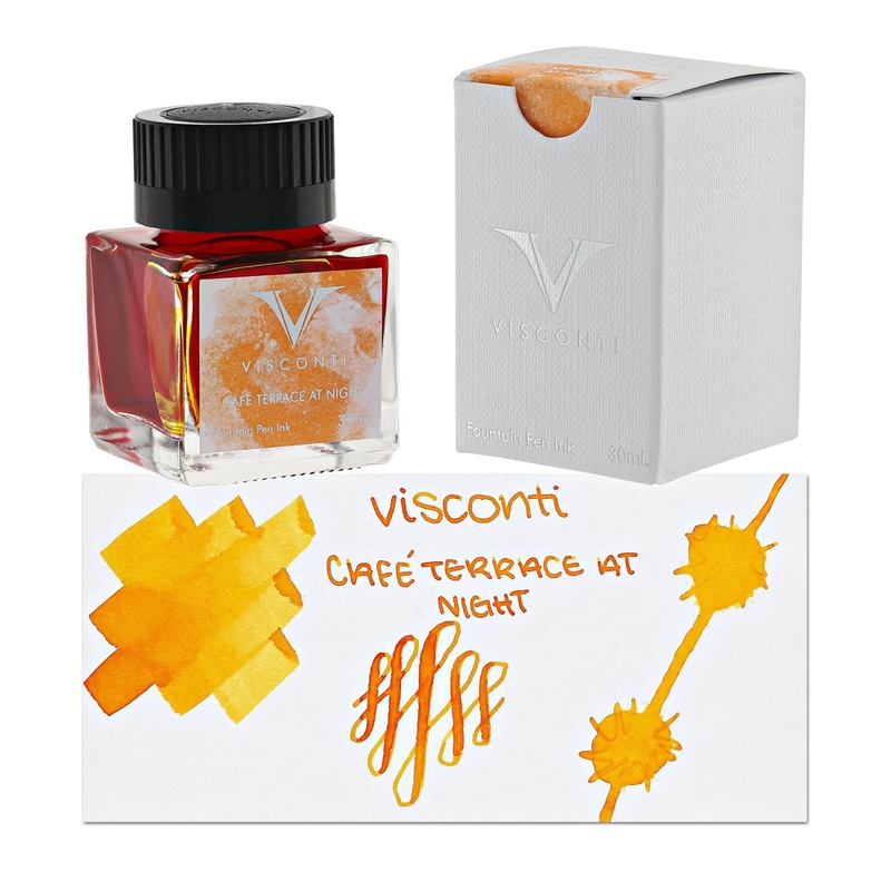 Visconti Van Gogh Bottled Ink in The Caf Terrace at Night (Orange) - 30mL