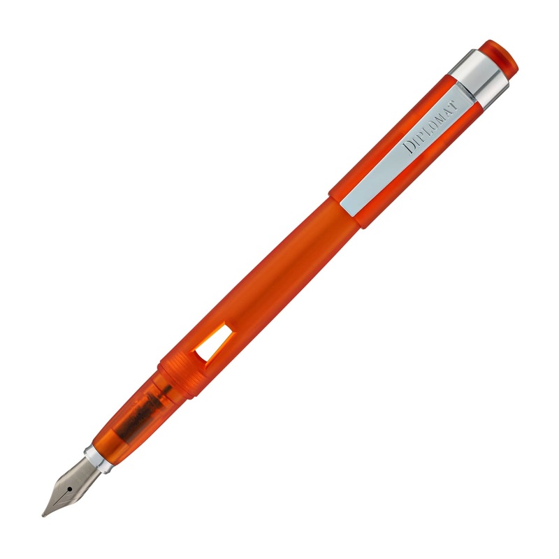 Diplomat Magnum Demo Fountain Pen in Orange