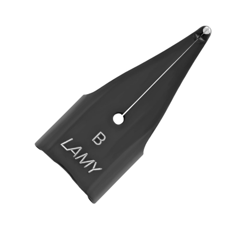 Lamy Fountain Pen Replacement Nib in Black Stainless Steel