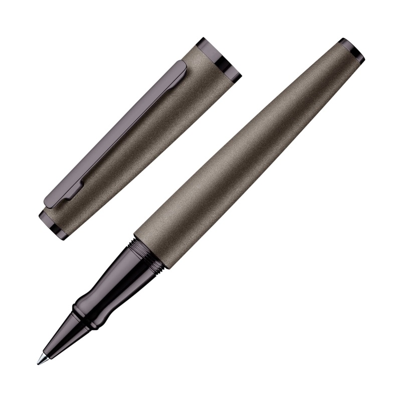 Otto Hutt Design 06 Rollerball Pen in Ash Grey Matte with PVD Trim