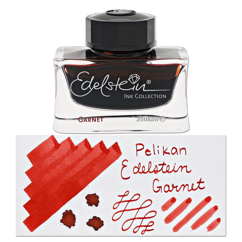 Pelikan Edelstein Bottled Ink in Garnet Red - 50mL