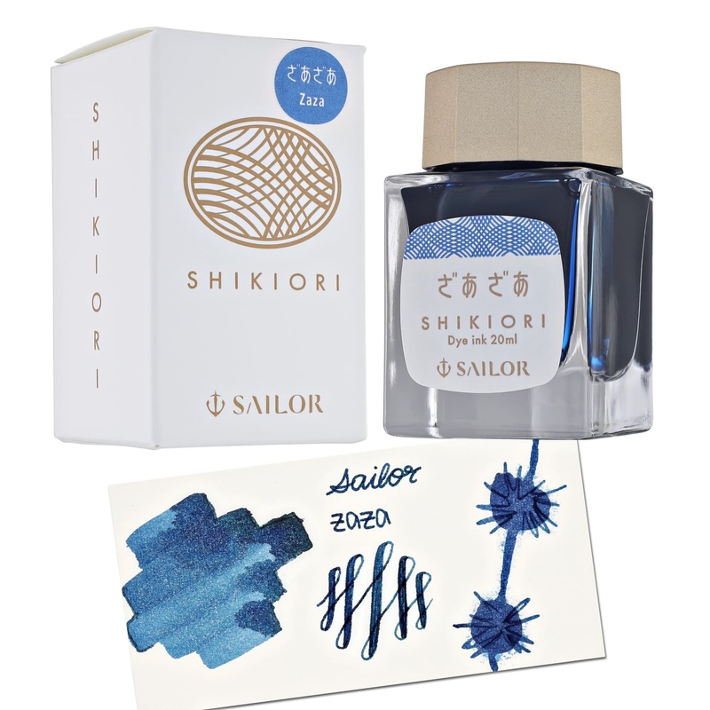 Sailor Shikiori Sound of Rain Bottled Ink in Zaza (Summer rain) - 20 mL