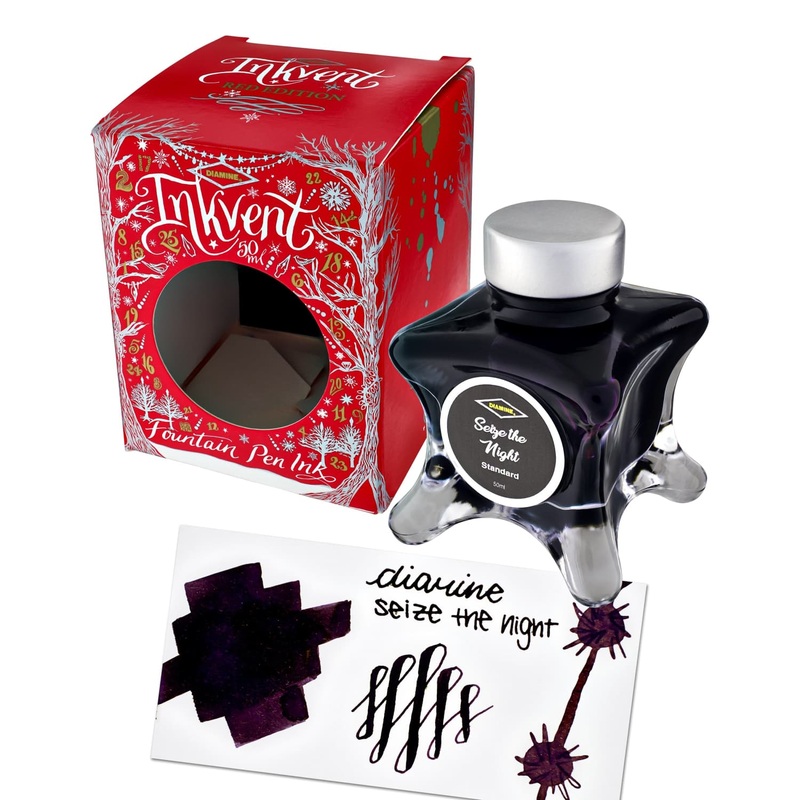 Diamine Inkvent Red Edition Standard Bottled Ink in Seize the Night - 50 mL