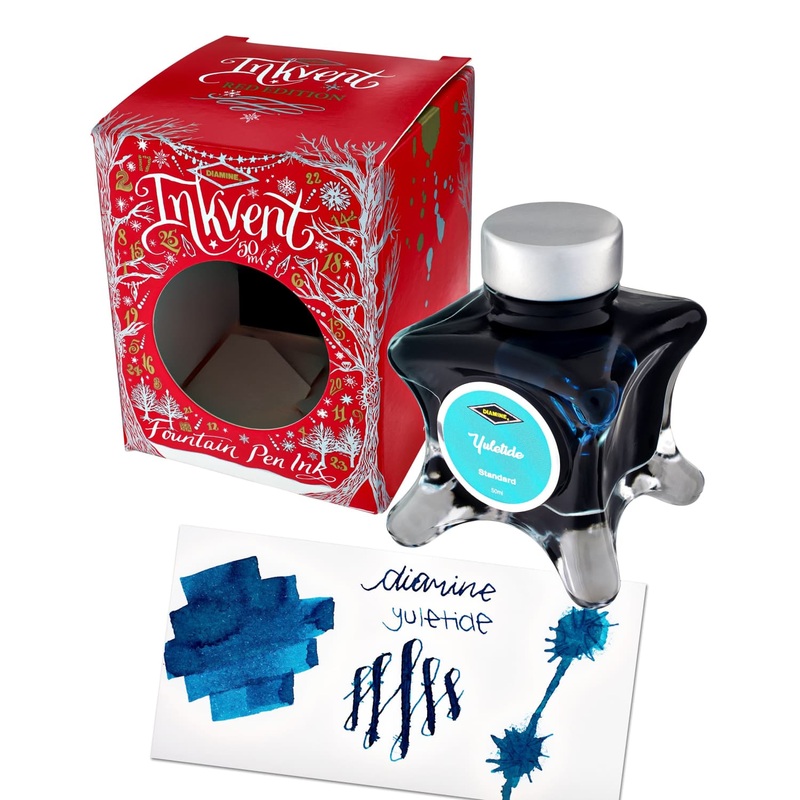 Diamine Inkvent Red Edition Standard Bottled Ink in Yuletide  - 50 mL