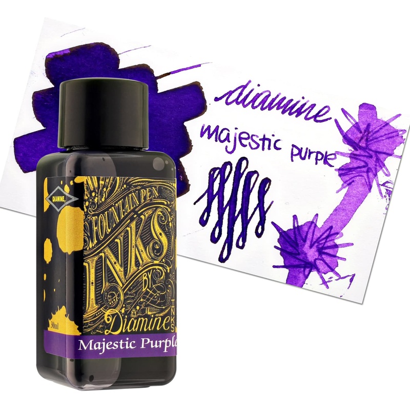 Diamine Bottled Ink in Majestic Purple