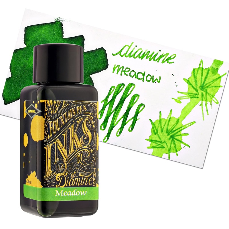 Diamine Bottled Ink in Meadow Green