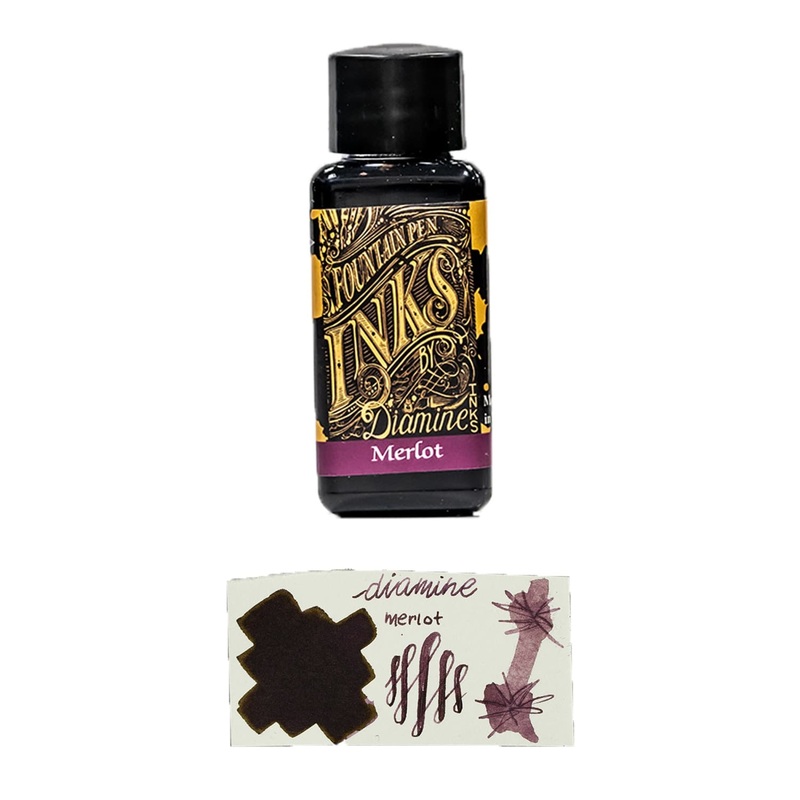 Diamine Bottled Ink in Merlot