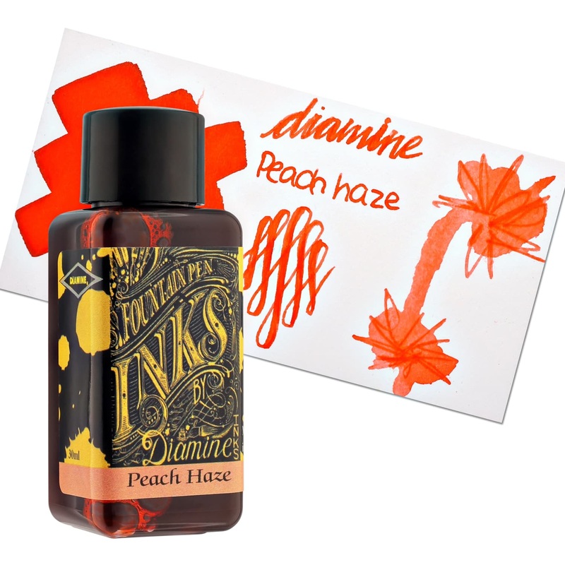 Diamine Bottled Ink in Peach Haze