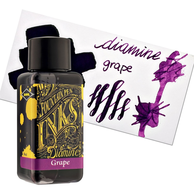 Diamine Classic Bottled Ink in Grape Purple