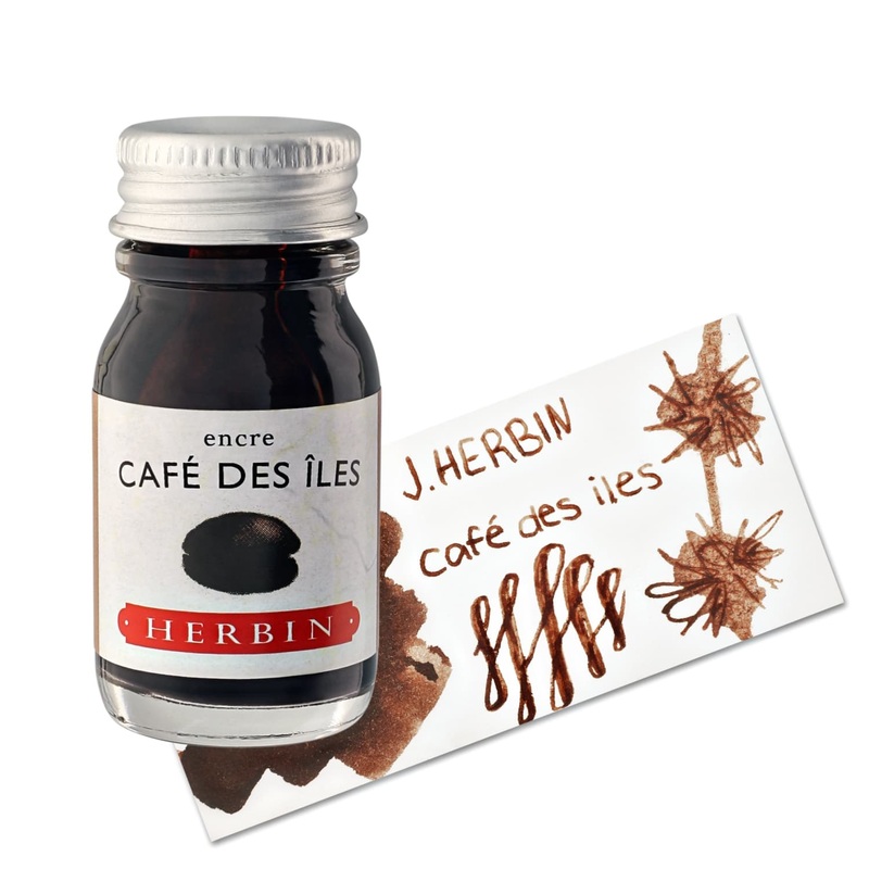 J. Herbin Caf des les (Island Coffee) Bottled Fountain Pen Ink