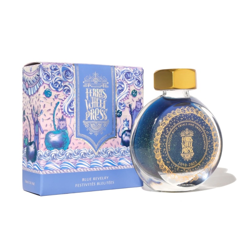 Ferris Wheel Press Bottled Ink in Blue Revelry - 38 mL