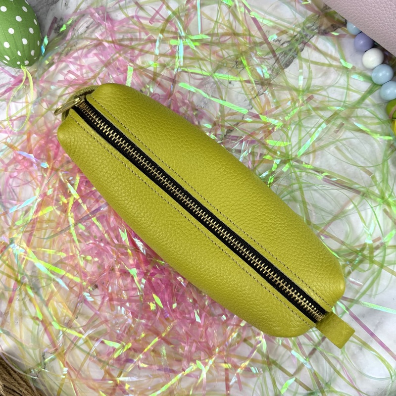 Girologio Zipper Pouch in Lemon Zest
