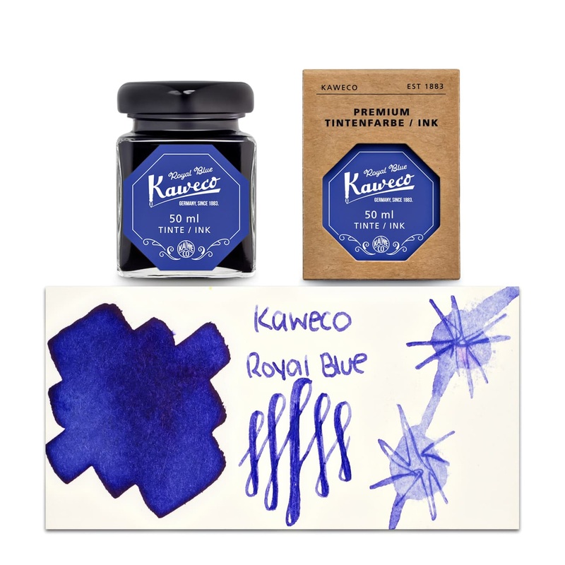 Kaweco Bottled Ink and Cartridges in Royal Blue