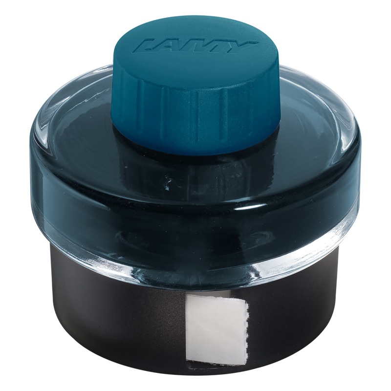 Lamy Bottled Ink in Petrol with Blotting Paper - 50 mL