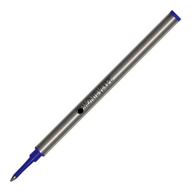 Monteverde Metal Tube Ceramic Rollerball Refill in Blue
