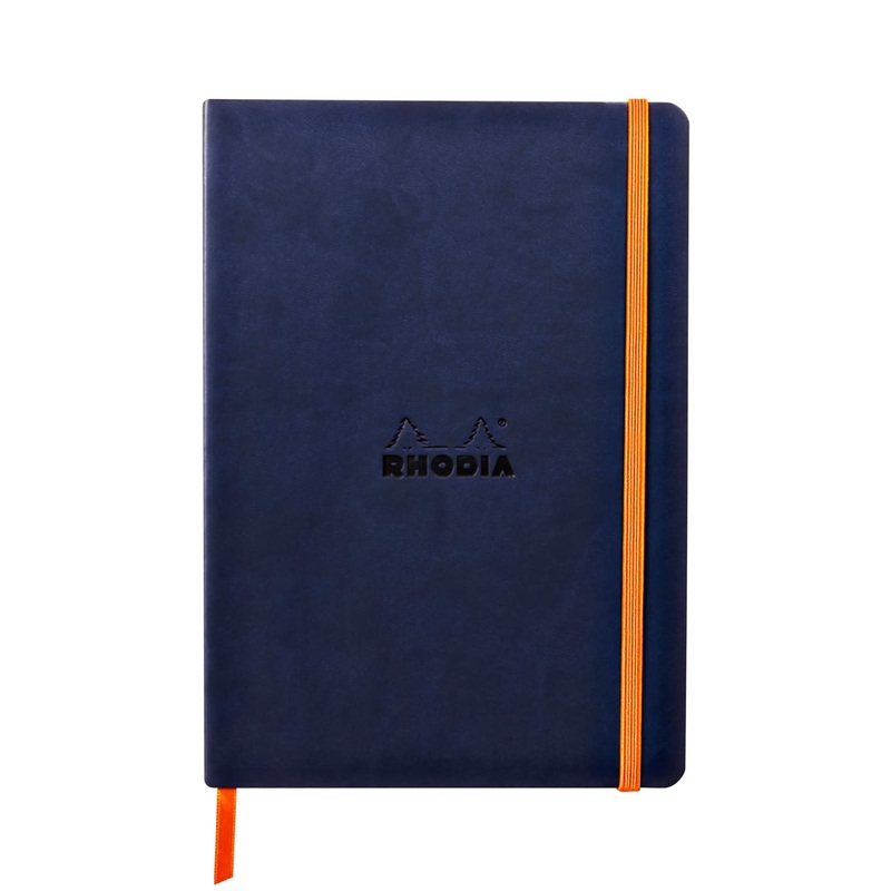 Rhodia 5.5 x 8.25 Rhodiarama Softcover Notebook in Midnight