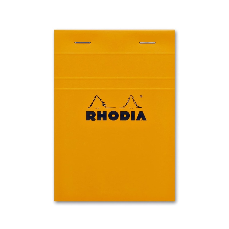 Rhodia No. 13 Staplebound 4 x 6 Notepad in Orange