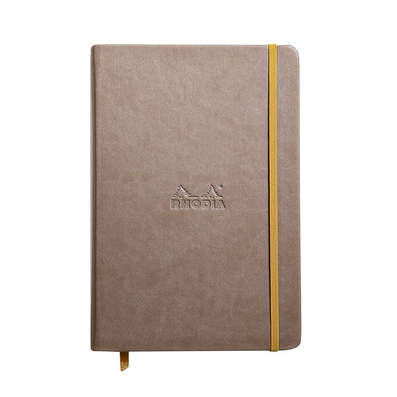 Rhodia Rhodiarama A5 Notebook in Taupe - 5.5 x 8.25