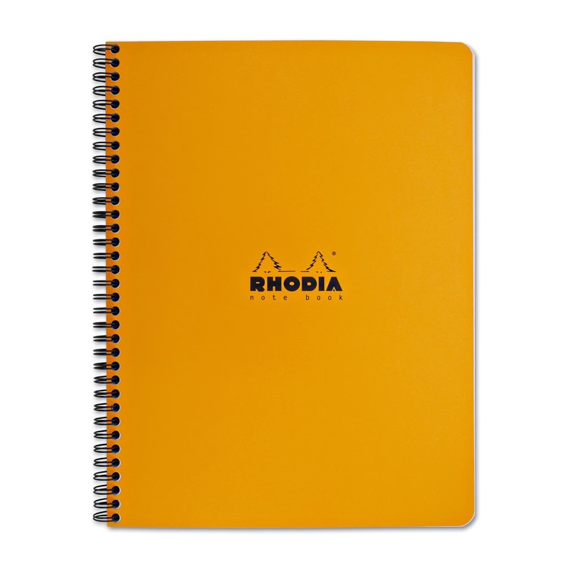 Rhodia Wirebound Notebook in Orange - 9 x 11.75